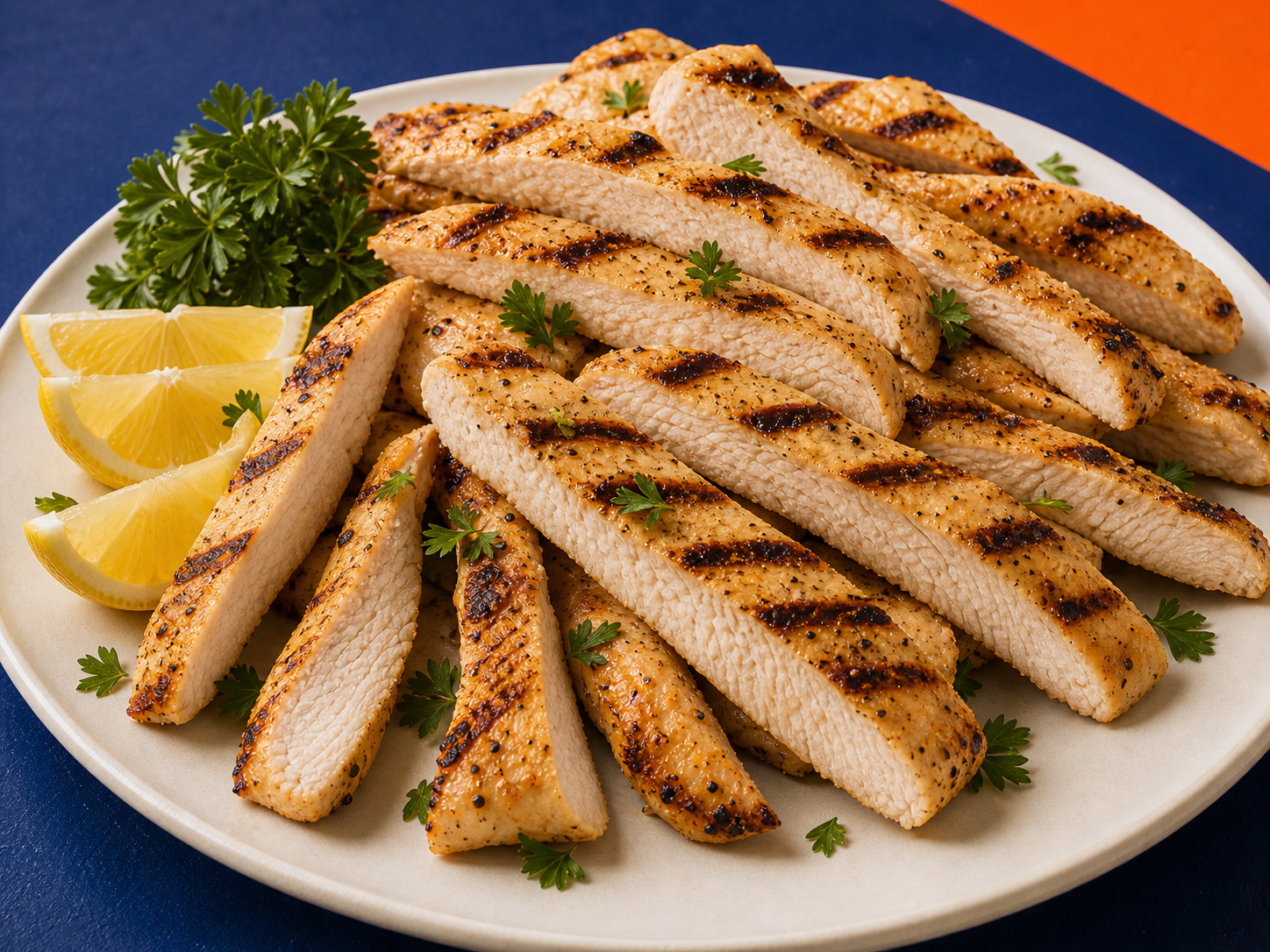 Grilled chicken for a power salad