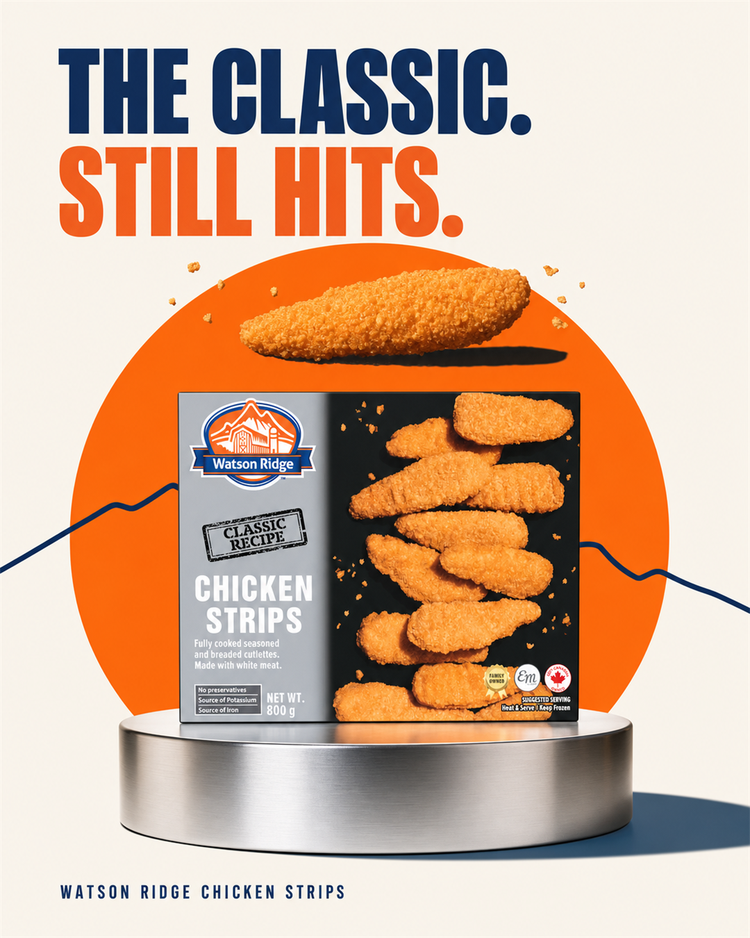 Watson Ridge chicken sandwich social post: The classic still hits