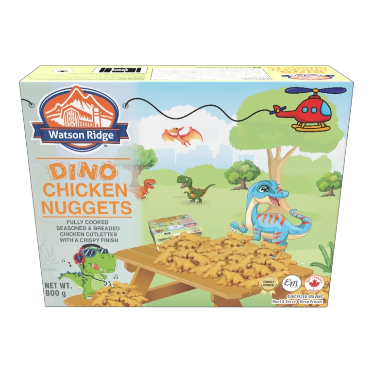 Watson Ridge Dino Chicken Nuggets product package, SKU 93350