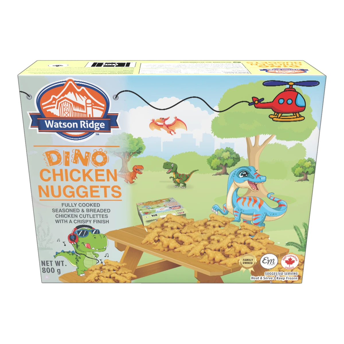 Watson Ridge Dino Chicken Nuggets, SKU 93350