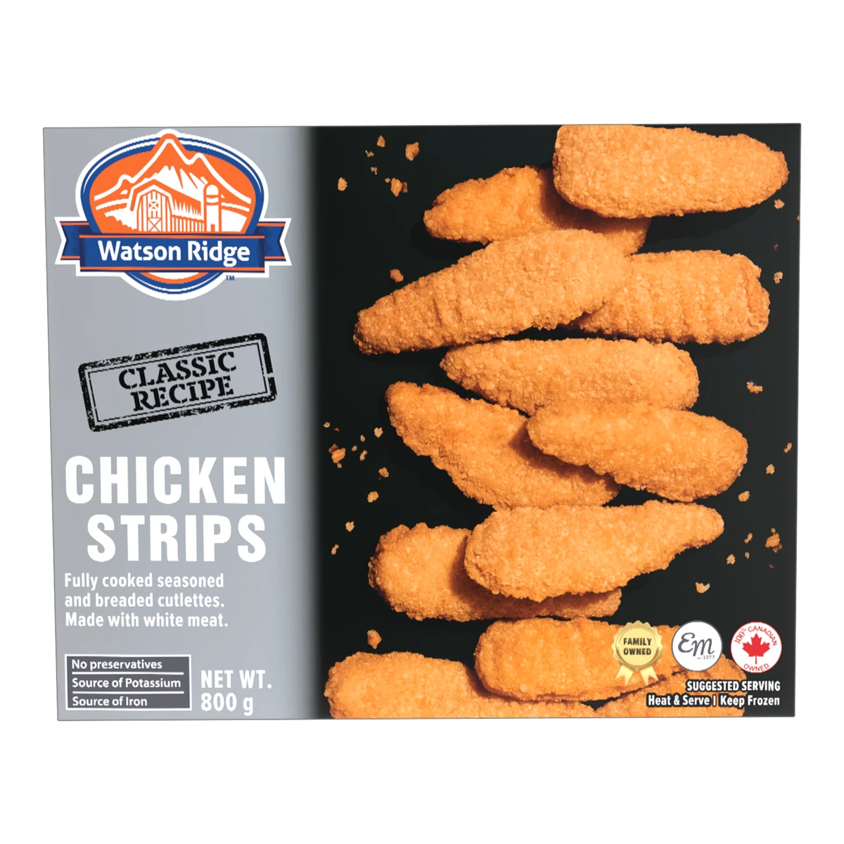 Watson Ridge Chicken Strips, SKU 93358