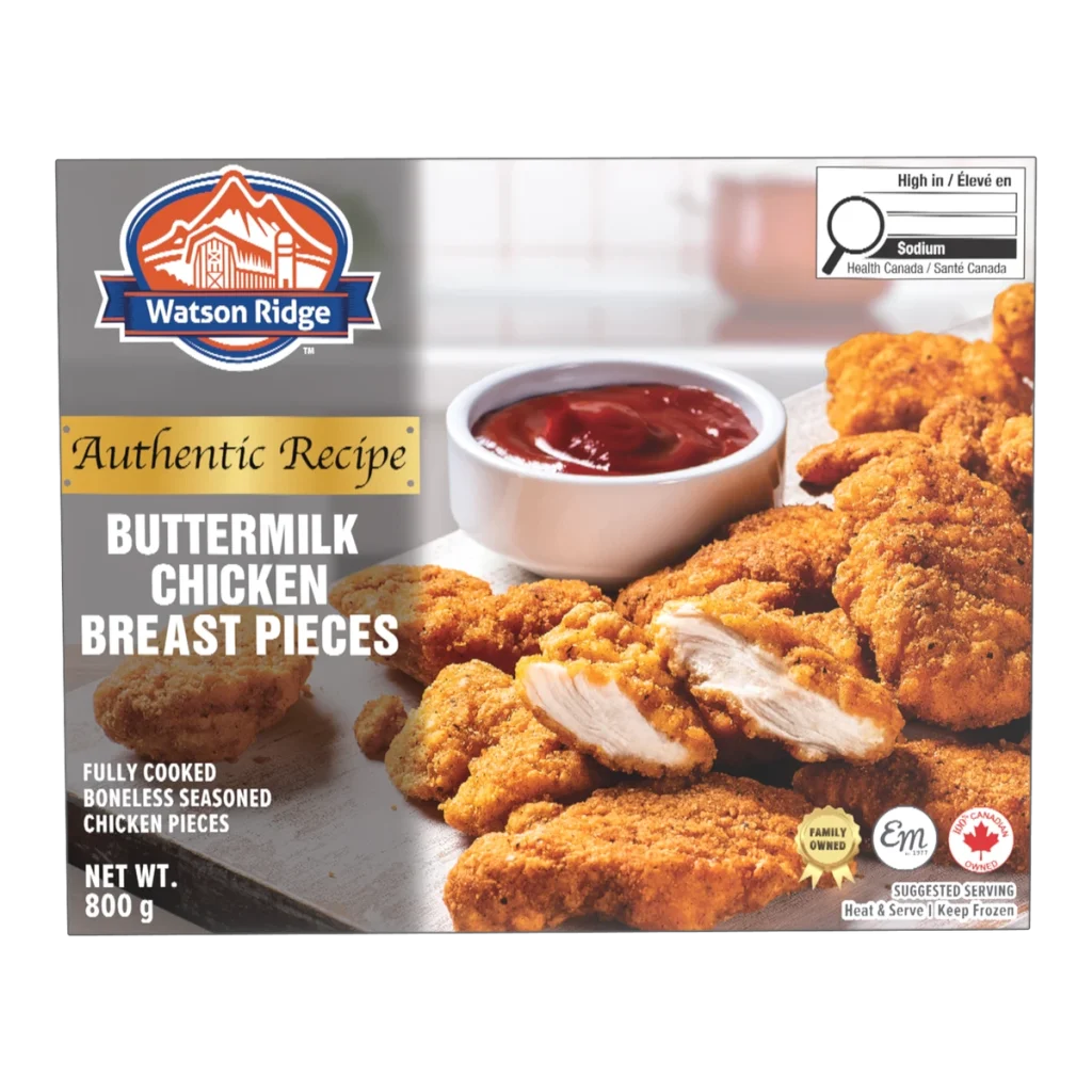 Buttermilk Chicken Breast Pieces package