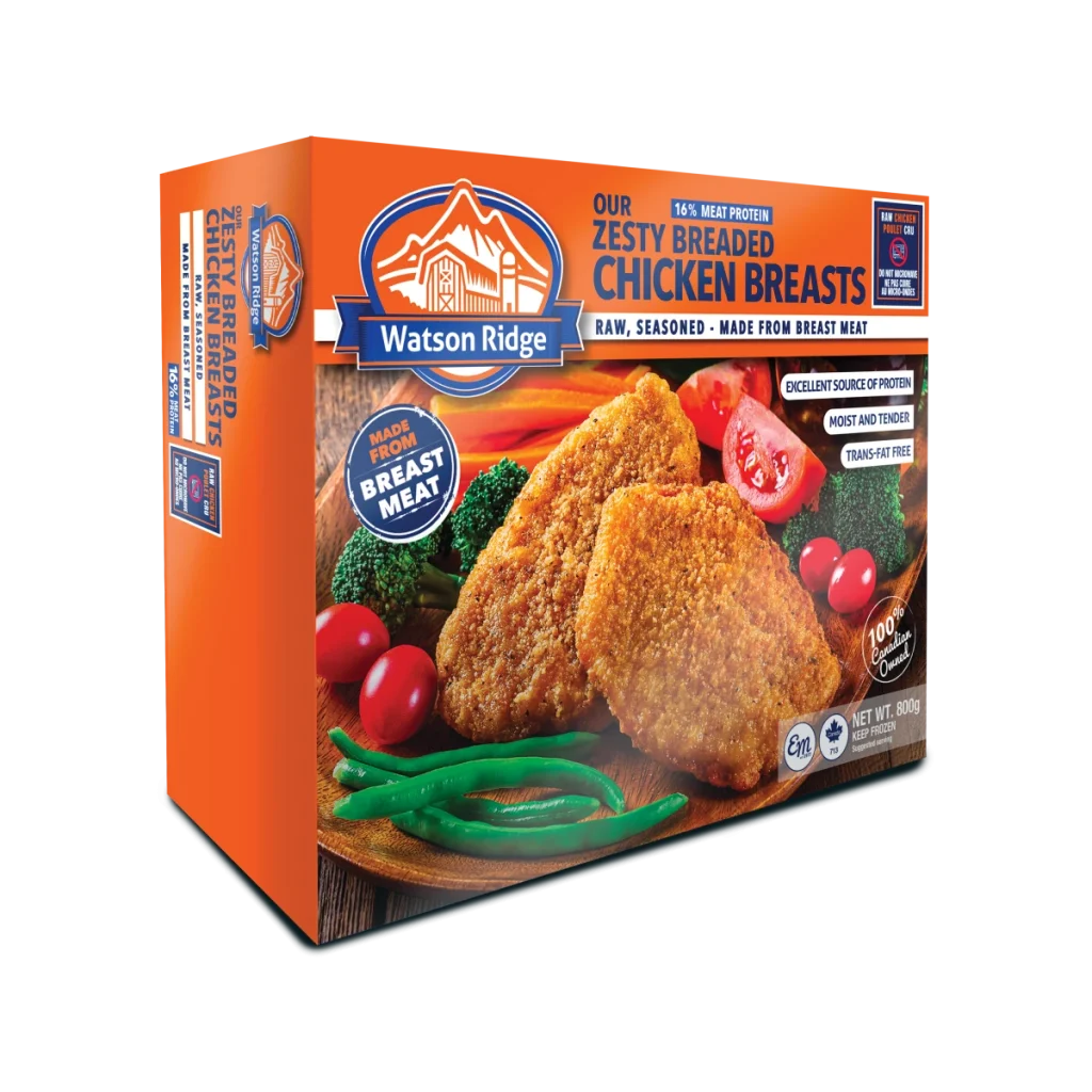 Zesty Breaded Chicken Breasts package