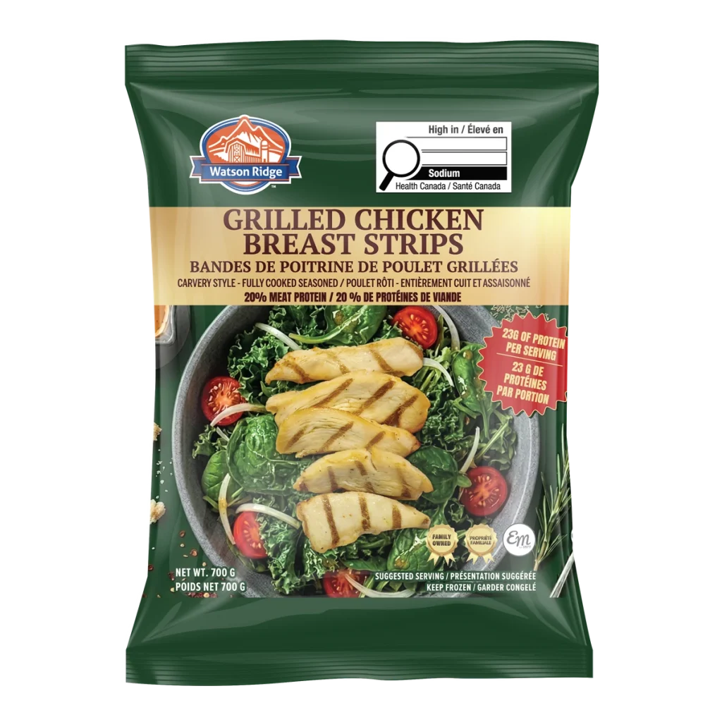 Grilled Chicken Breast Strips package