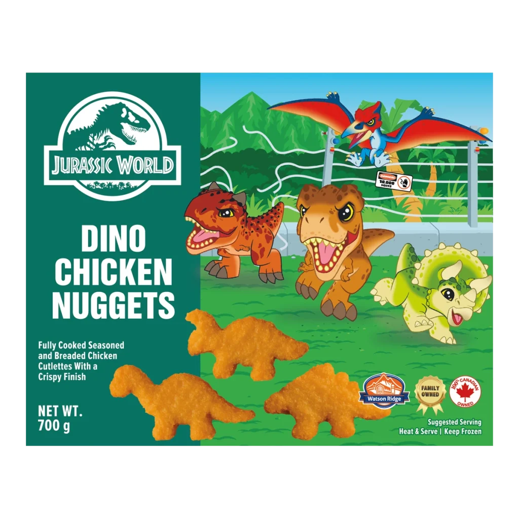Jurassic World Dino Chicken Nuggets package
