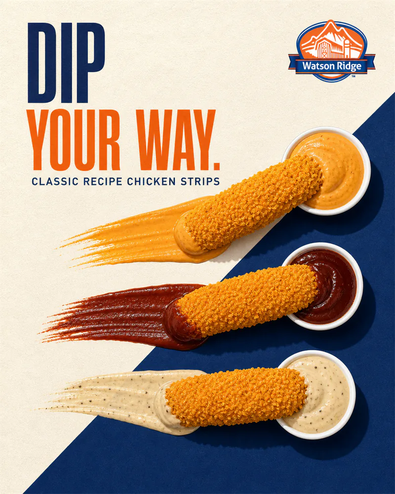 Watson Ridge social post: Dip Your Way.
