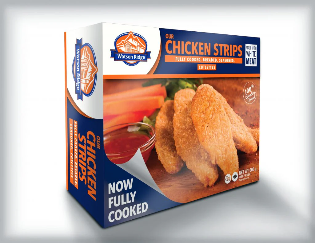 Archived Watson Ridge Chicken Strips package